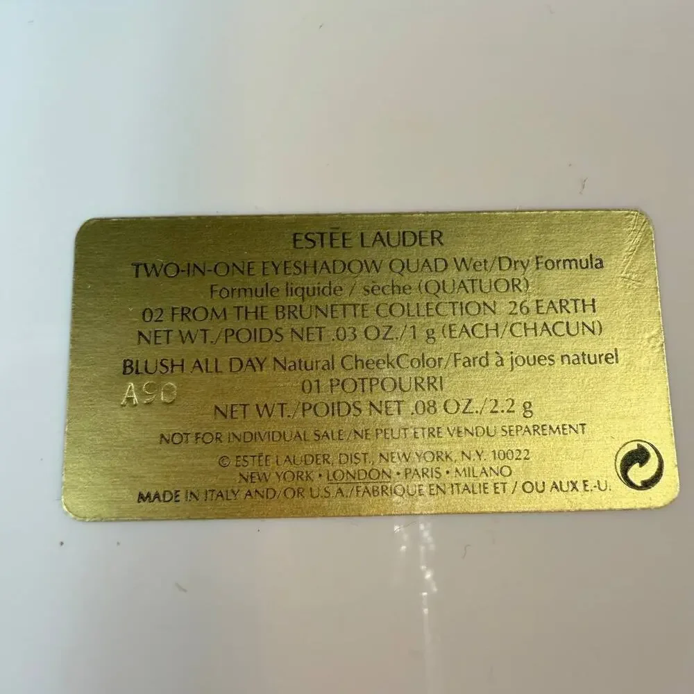 Estee Lauder Eyeshadow Quad Blush Potpourri Discontinued